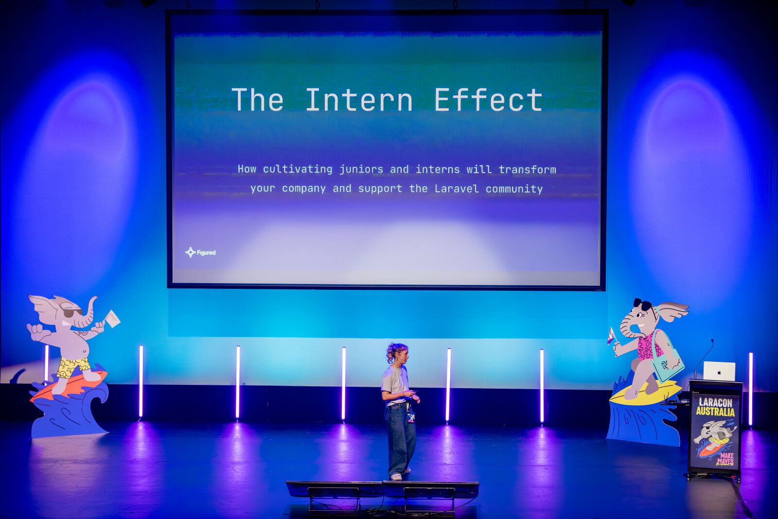 First image from Laracon AU 2024 - Elly McIntyre